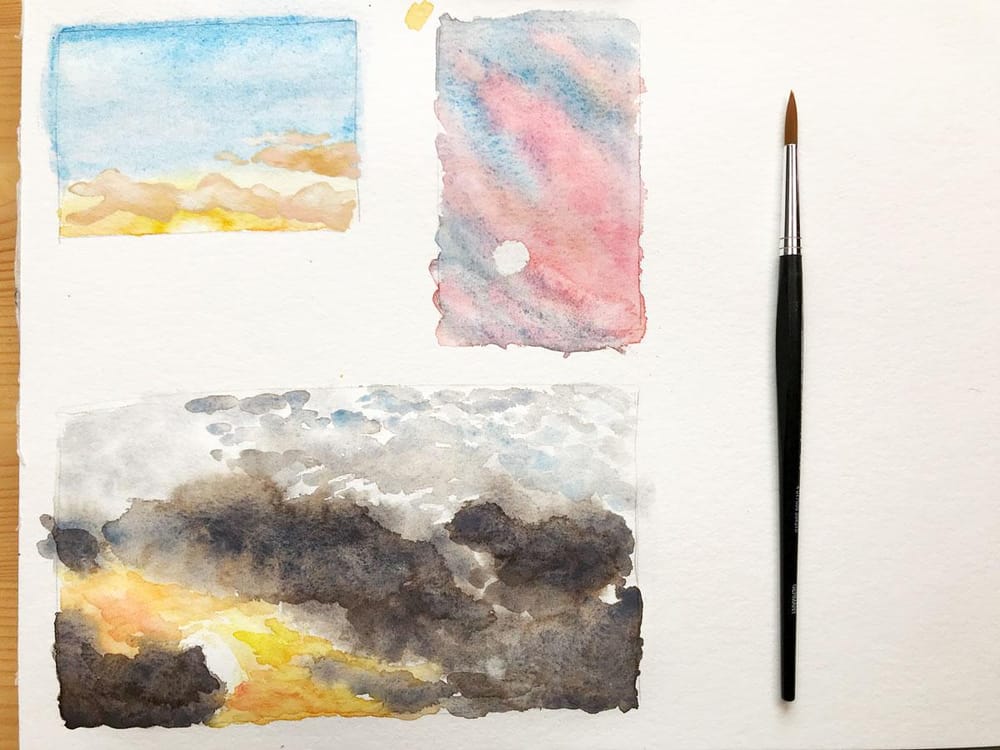 Different Clouds & Sky Paintings - image 2 - student project