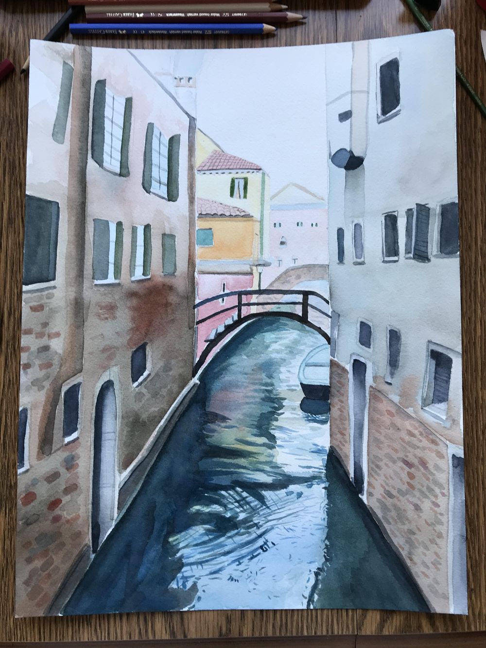Experimenting with Watercolor Mixed Media - image 2 - student project