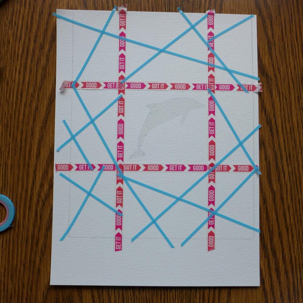 Watercolor with Washi Tape - image 1 - student project