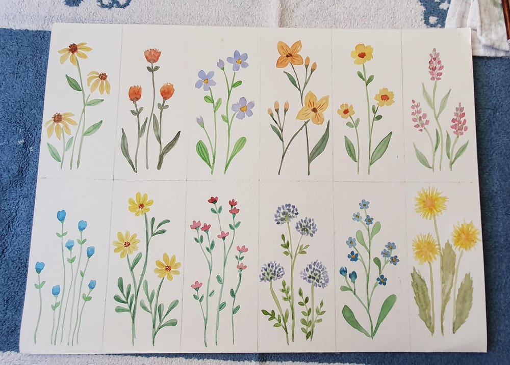 Spring flowers - image 1 - student project