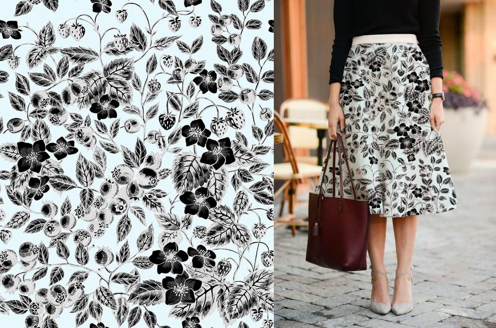Skirt Design Contest "Wild berries" - image 1 - student project