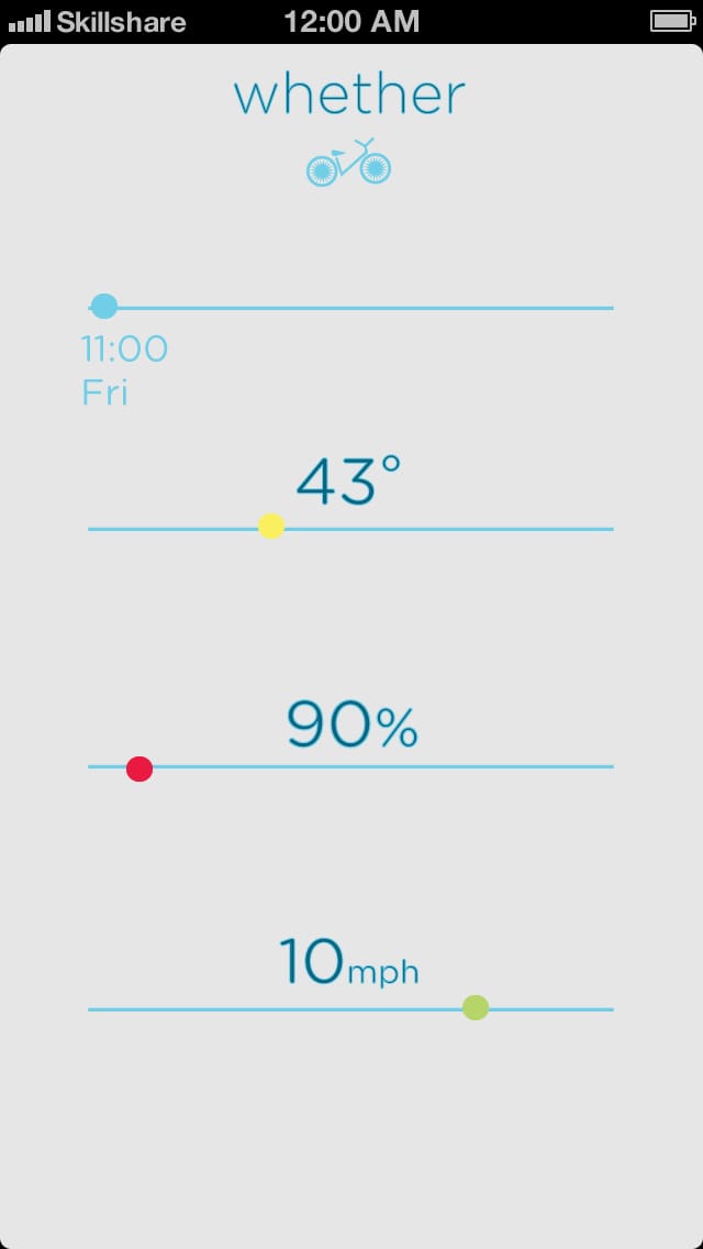 Whether weather app - image 1 - student project