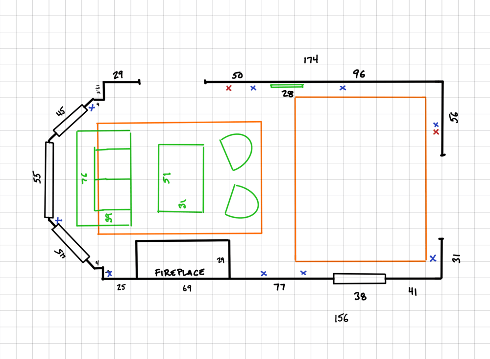 Living Room Floor Plan - image 1 - student project