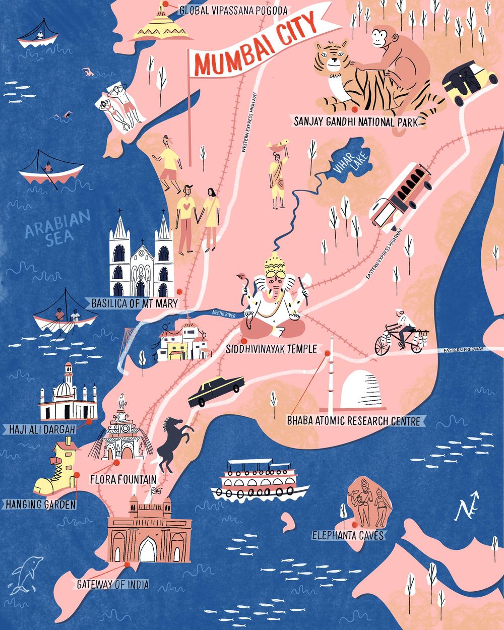 Inky Maps - Mumbai City - image 4 - student project