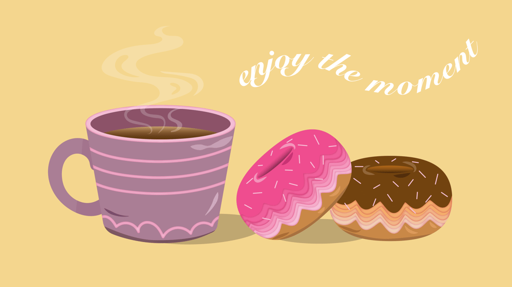donuts with coffee - image 1 - student project