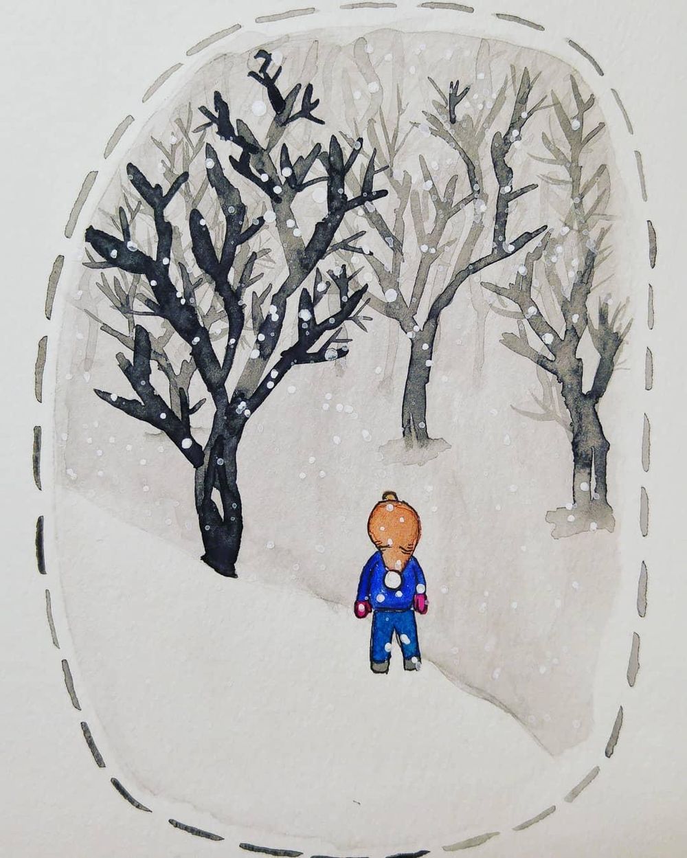 Watching the snow fall - image 1 - student project