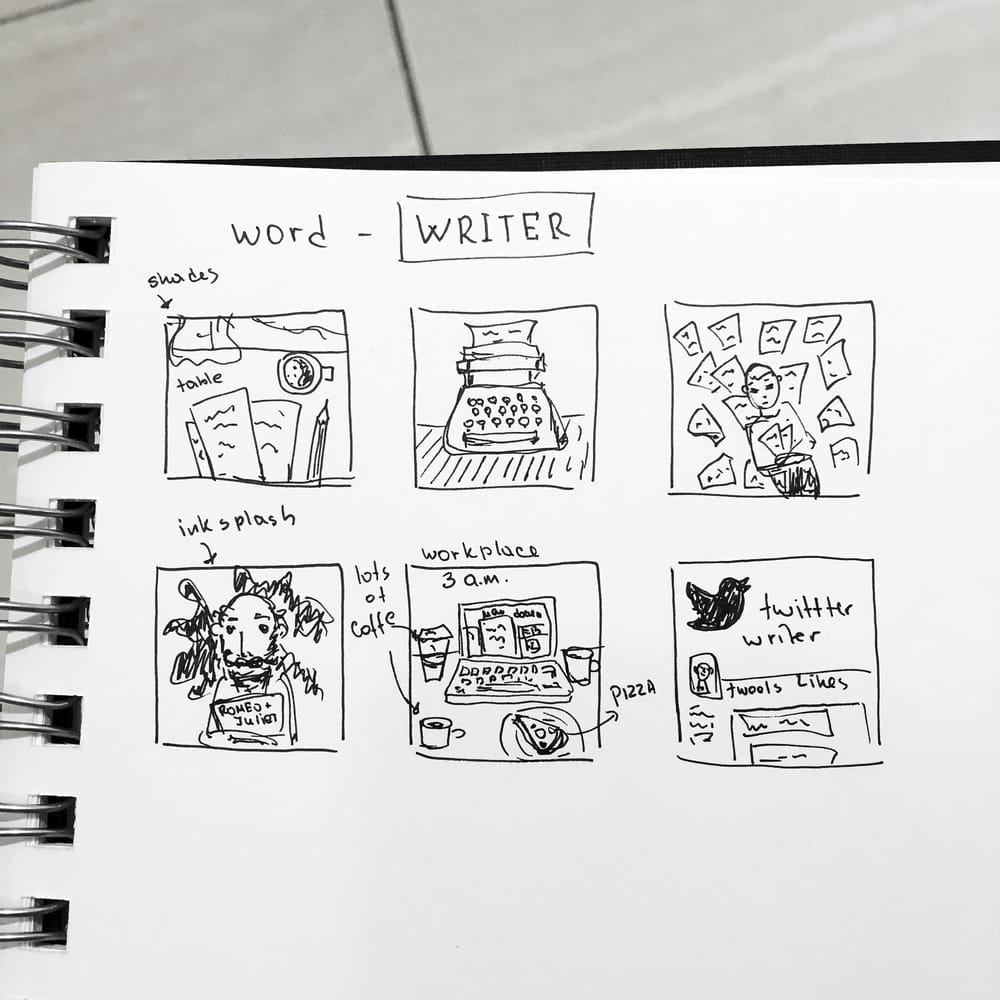 Love, love, love thumbnail sketching! - image 4 - student project