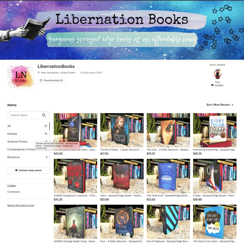 Libernation Books - image 1 - student project