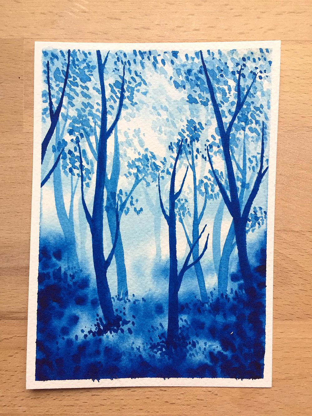 Monochrome watercolor - image 3 - student project