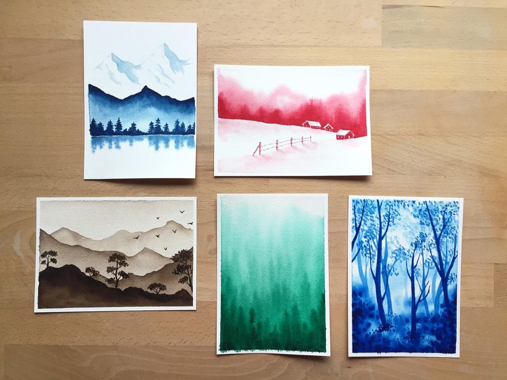 Monochrome watercolor - image 5 - student project