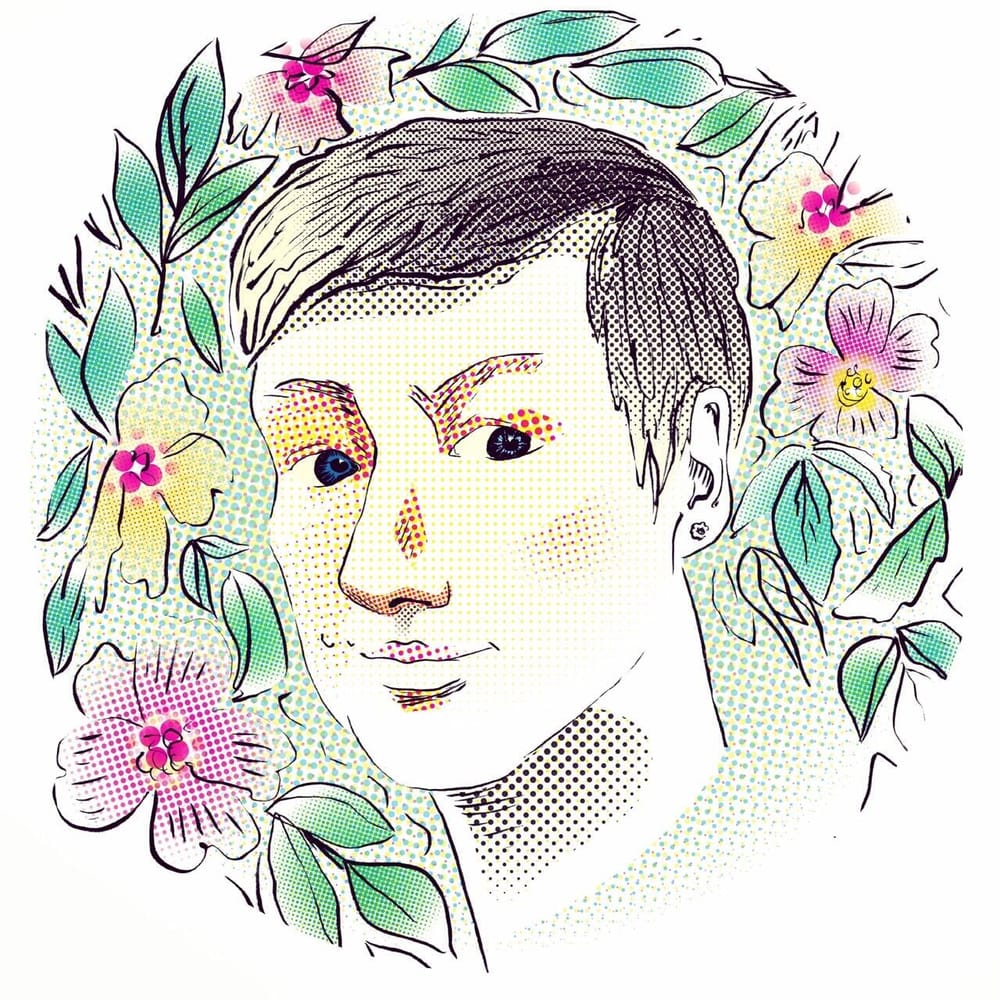 Halftone self portrait • Margaret Hanson - image 2 - student project