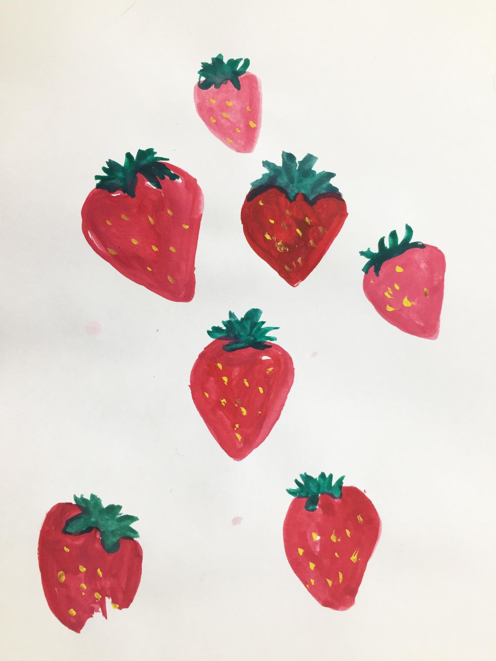 Strawberry Pattern - image 2 - student project