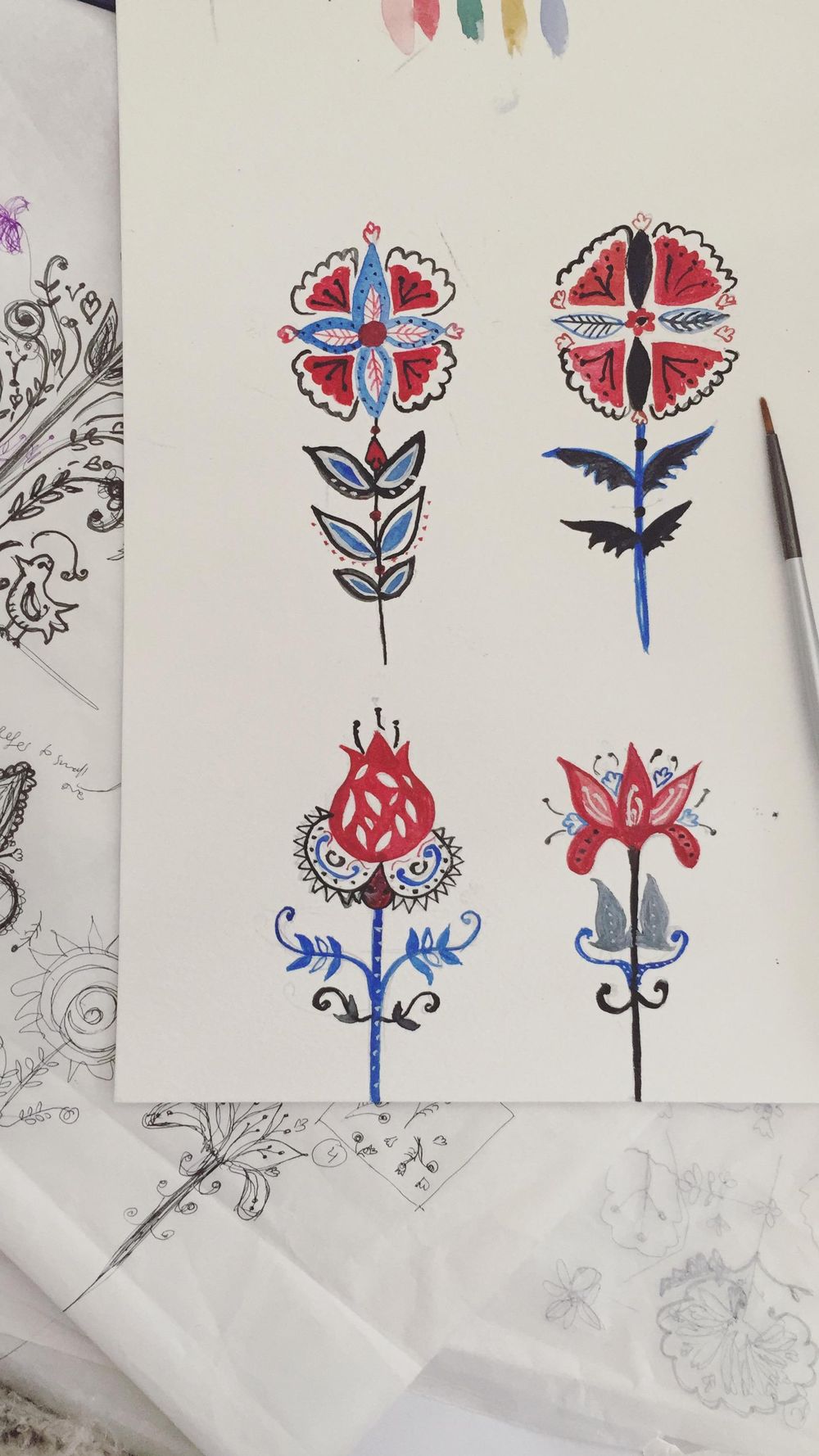 My interpretation in folk art - image 1 - student project