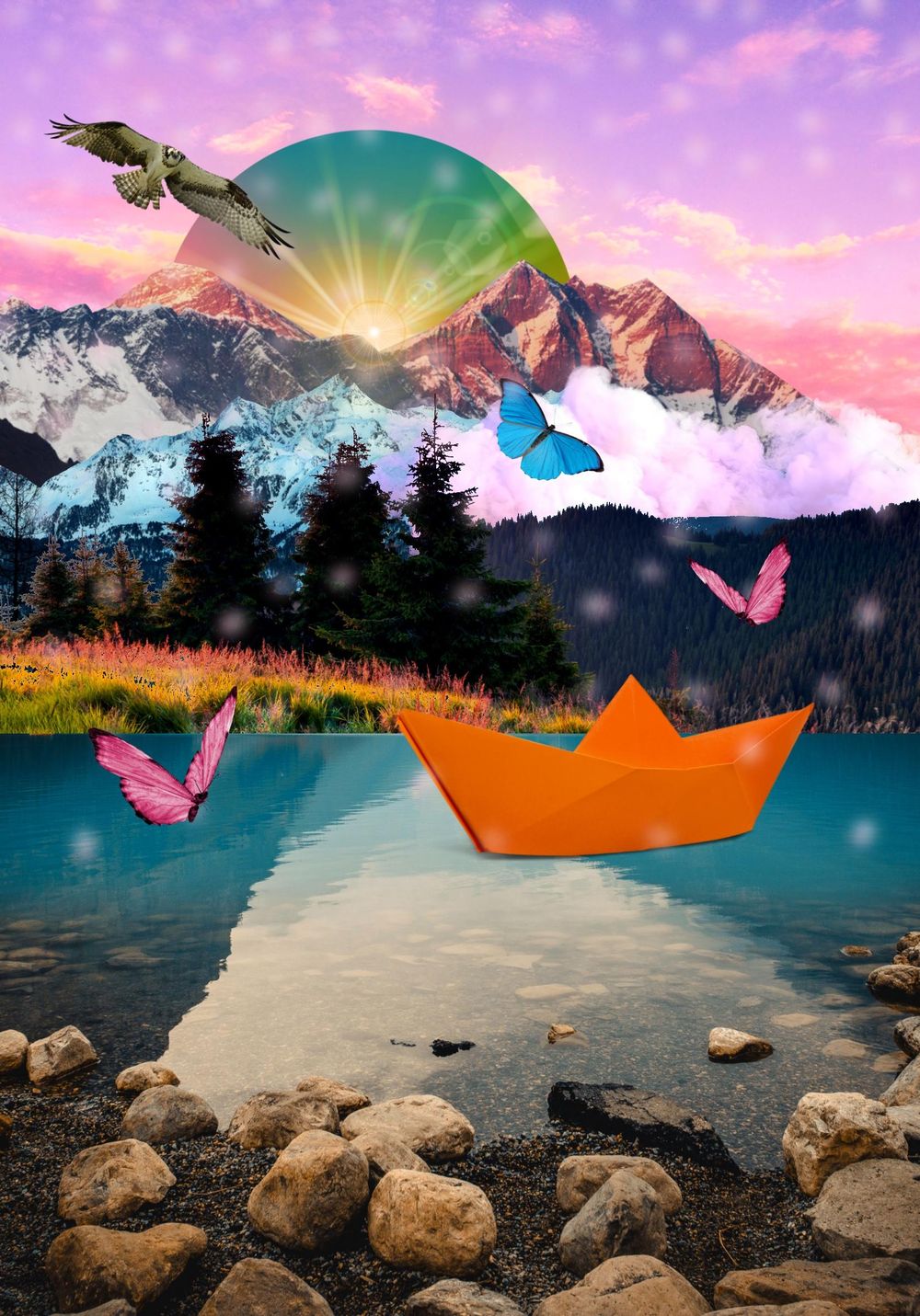 Little lake collage - image 1 - student project