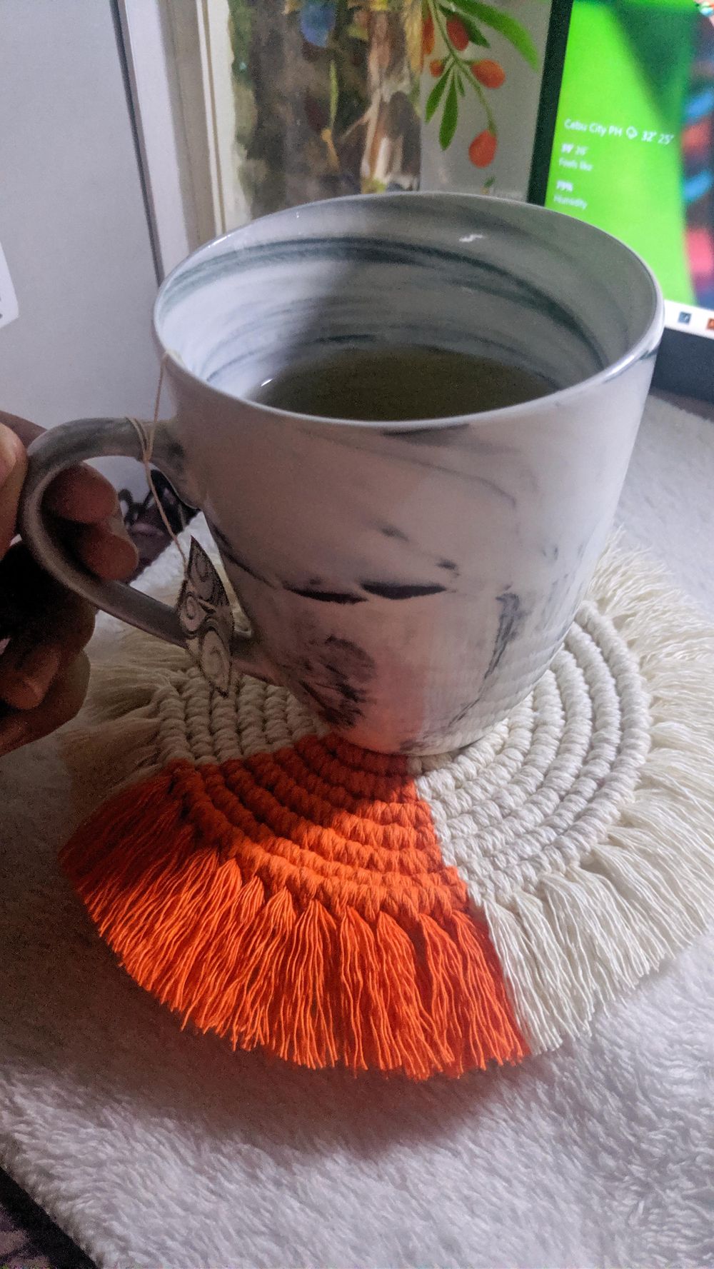My Macramé Coaster - image 1 - student project