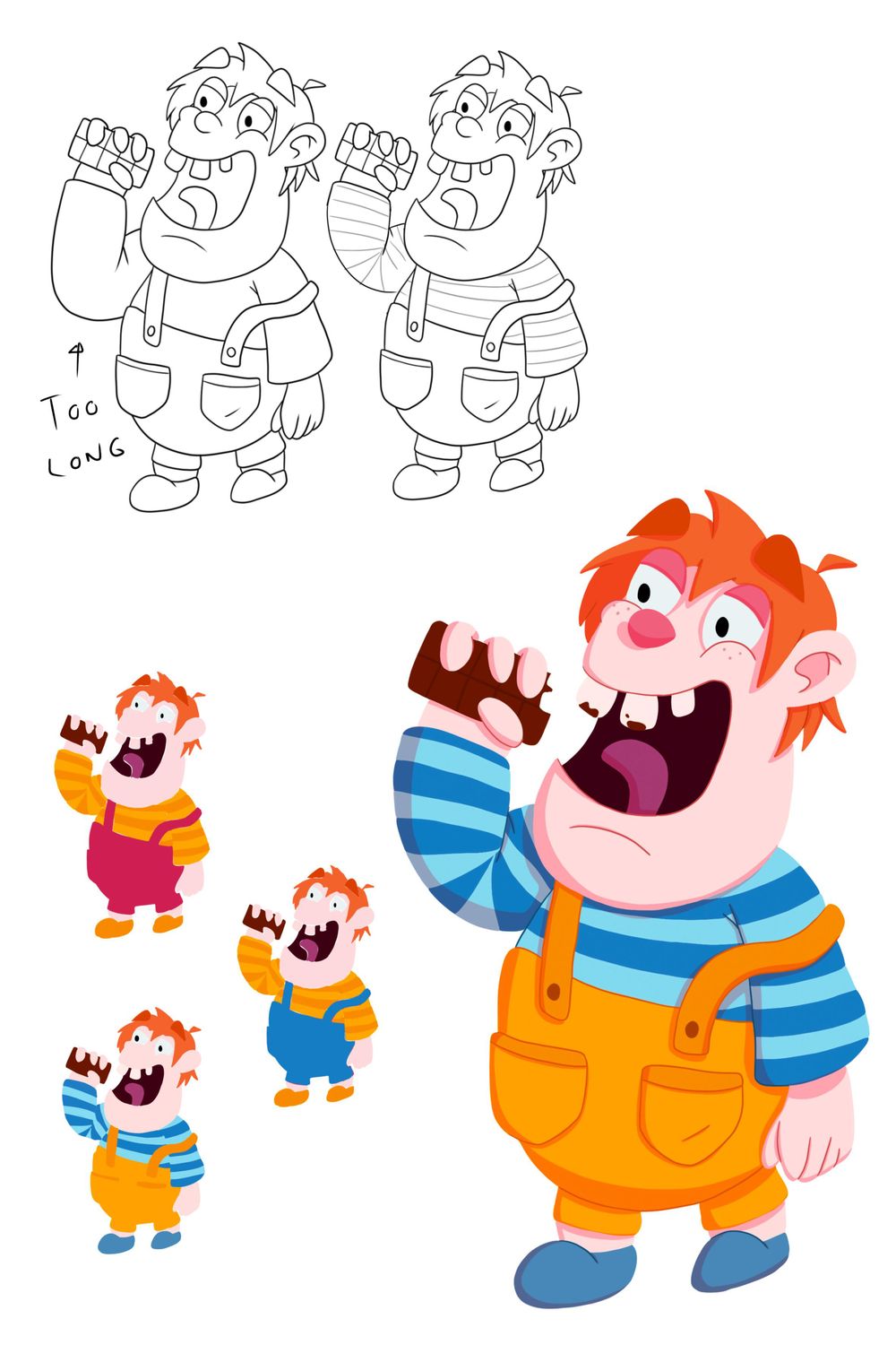 5 Boys - Character Design - image 3 - student project
