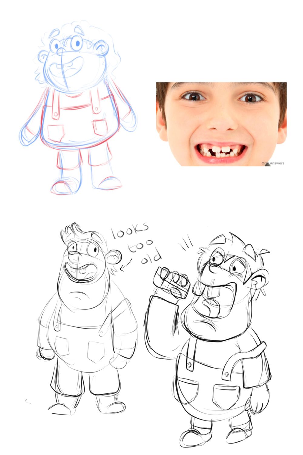 5 Boys - Character Design - image 2 - student project