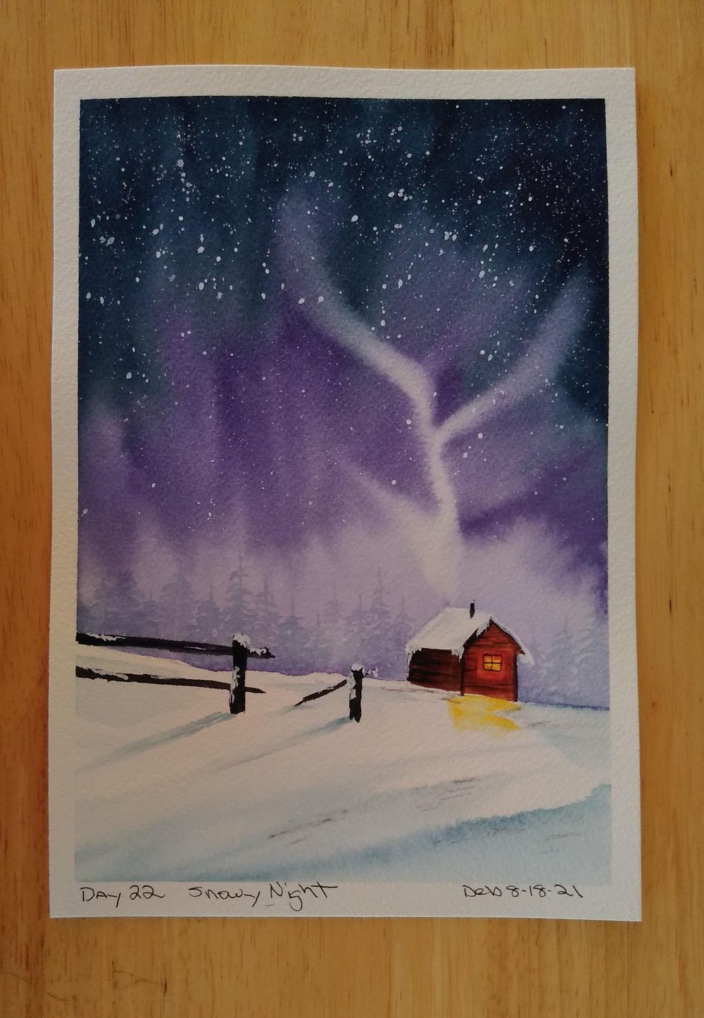 Painting by the Seasons- Winter Completed - image 19 - student project