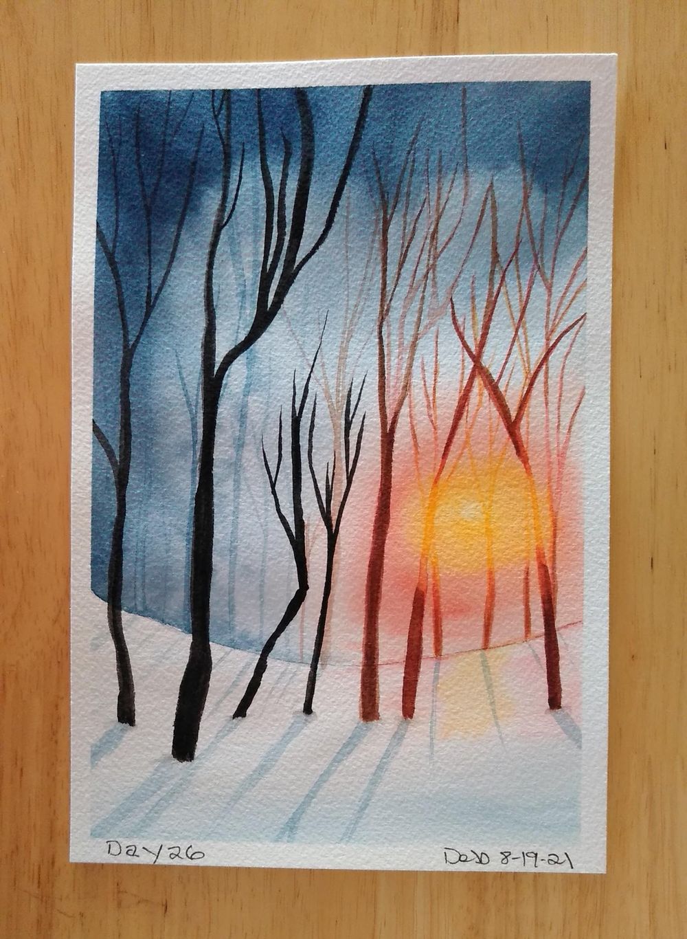Painting by the Seasons- Winter Completed - image 24 - student project