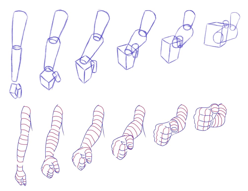 Joely H - arm drawing practice - image 1 - student project