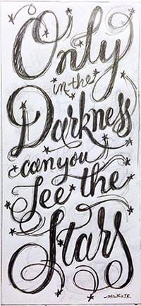 Lettering Mural - image 3 - student project