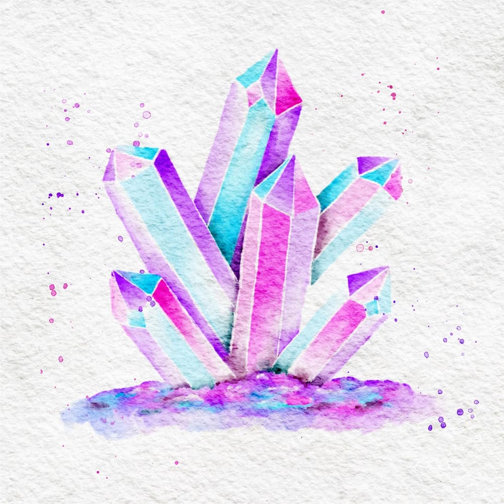 Crystal Cluster - image 1 - student project