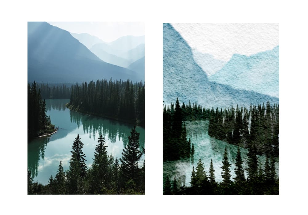 Digital Watercolor Landscapes - image 3 - student project