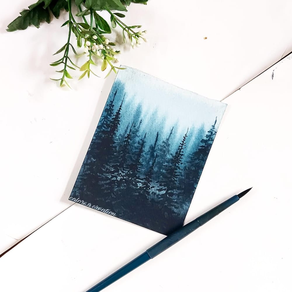 Misty pines - image 4 - student project