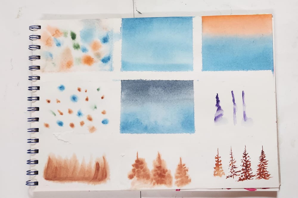Misty pines - image 1 - student project
