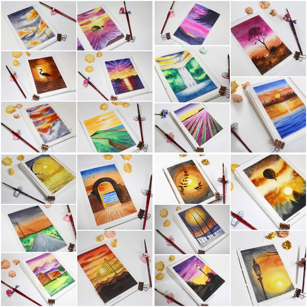 Sunset sky - image 1 - student project
