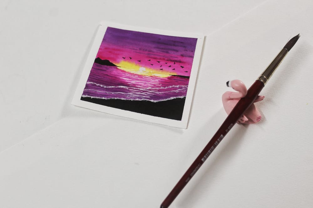 To add bird in a painting - image 8 - student project