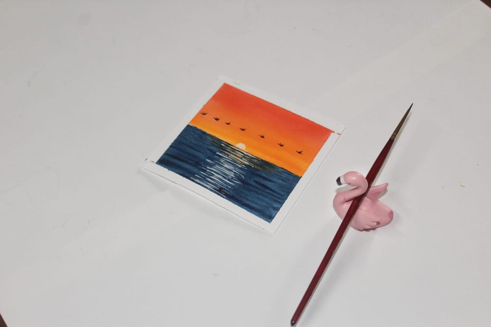 To add bird in a painting - image 11 - student project
