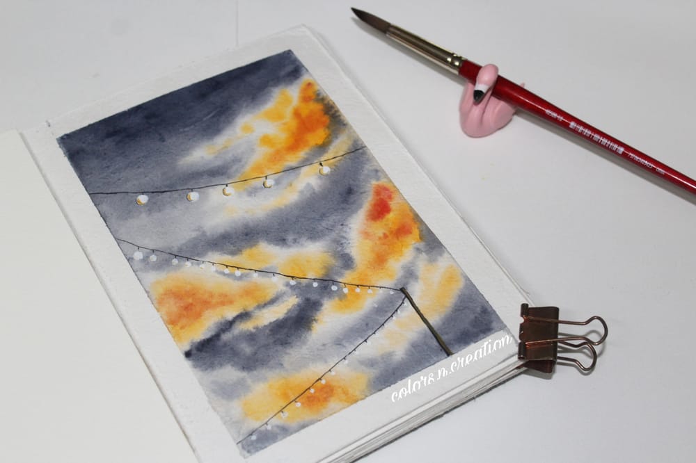 Sunset sky - image 2 - student project