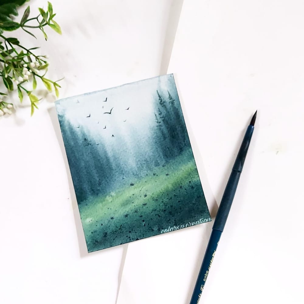 Misty pines - image 2 - student project