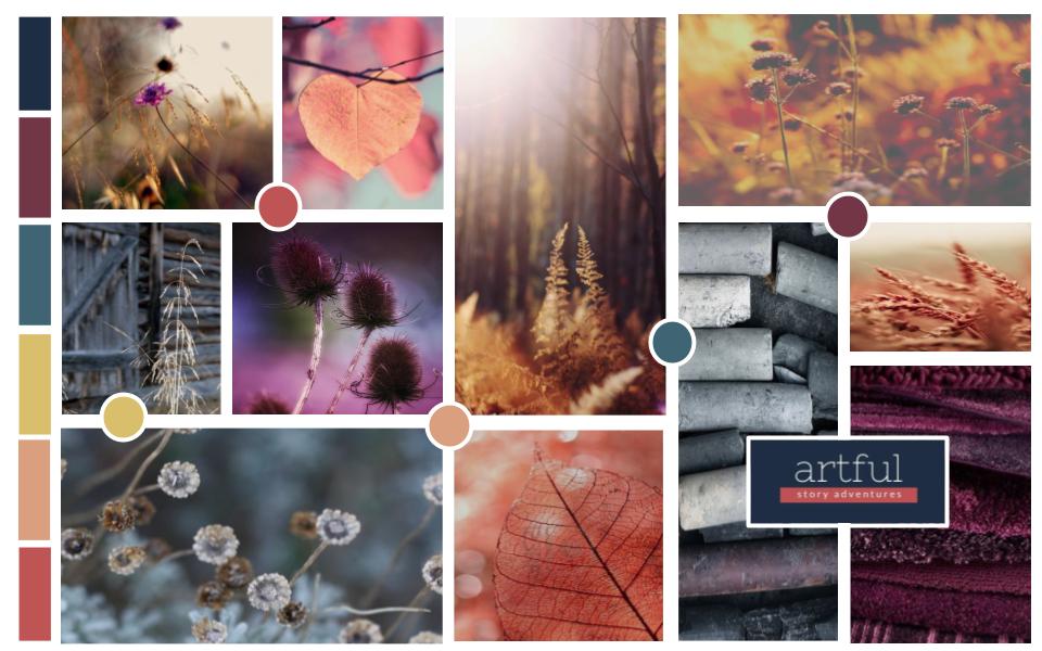 Moodboard for Artful Story Adventures - image 1 - student project
