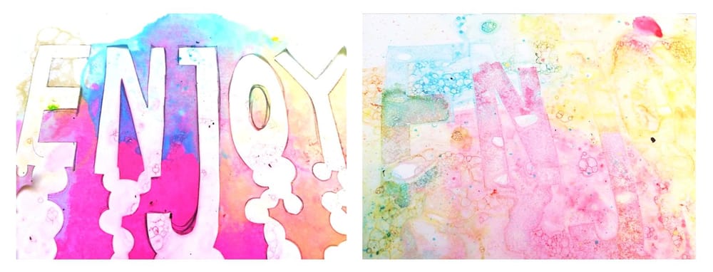 Project "Watercolor Bubble Art Painting" - image 3 - student project