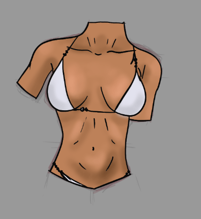 Female Torso Practice - image 6 - student project