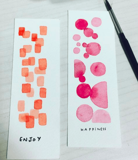 3 relaxing polaroids and bookmarks - image 1 - student project