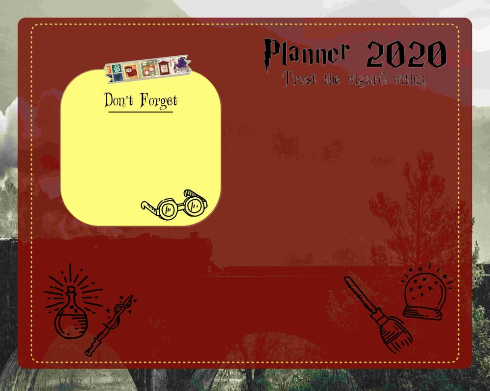 Harry Potter Inspired Planner - image 1 - student project