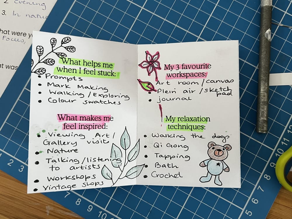 My Creativity Flow Map - image 2 - student project