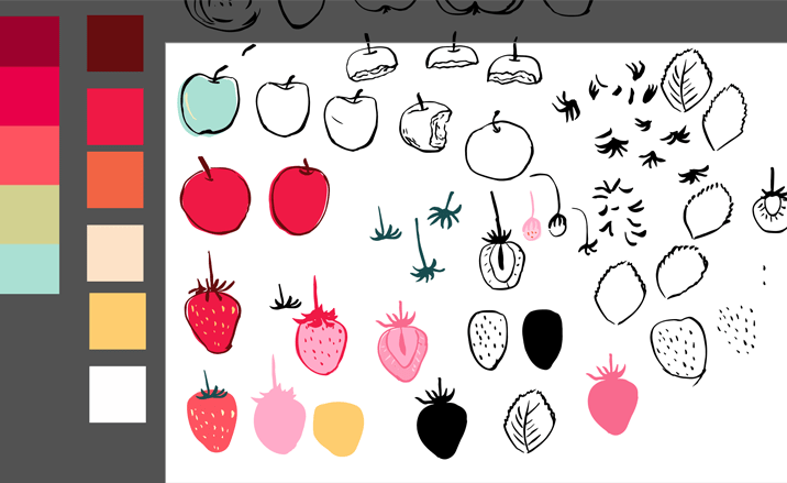 Sketchy Strawberries - image 2 - student project