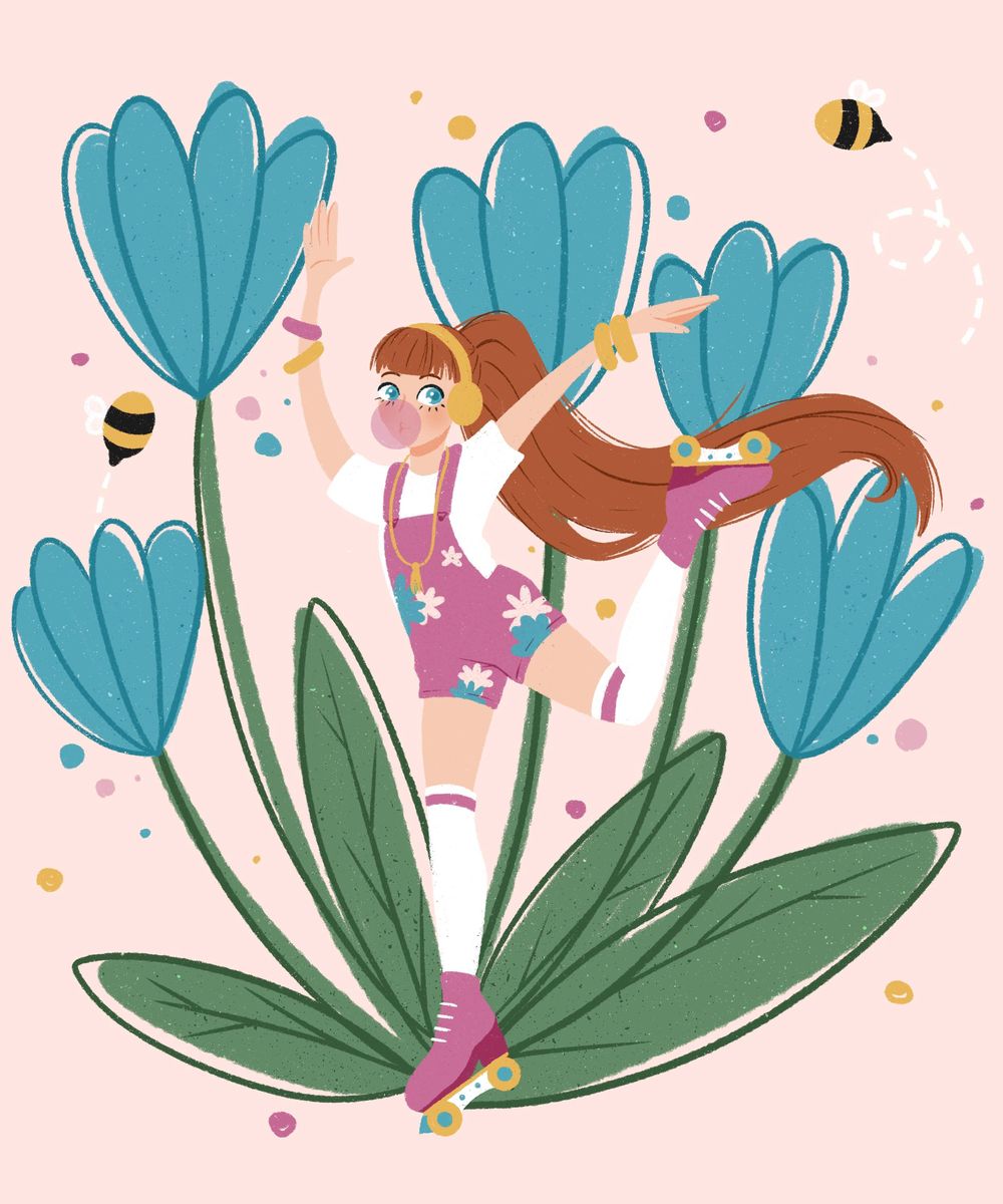 Rollerskater Gal - image 1 - student project