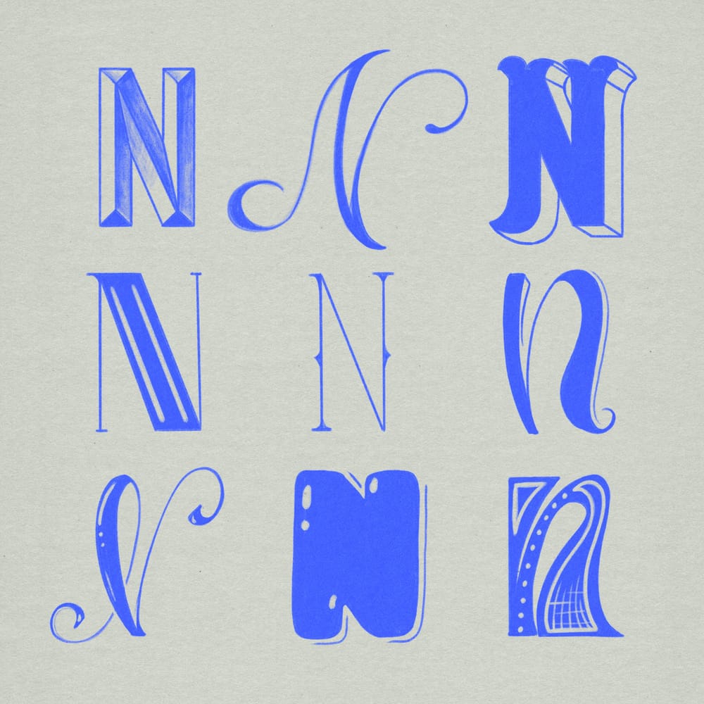 Lettering Style Variations (WIP) - image 14 - student project