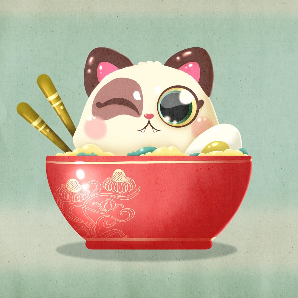 Ramen Cat - image 1 - student project