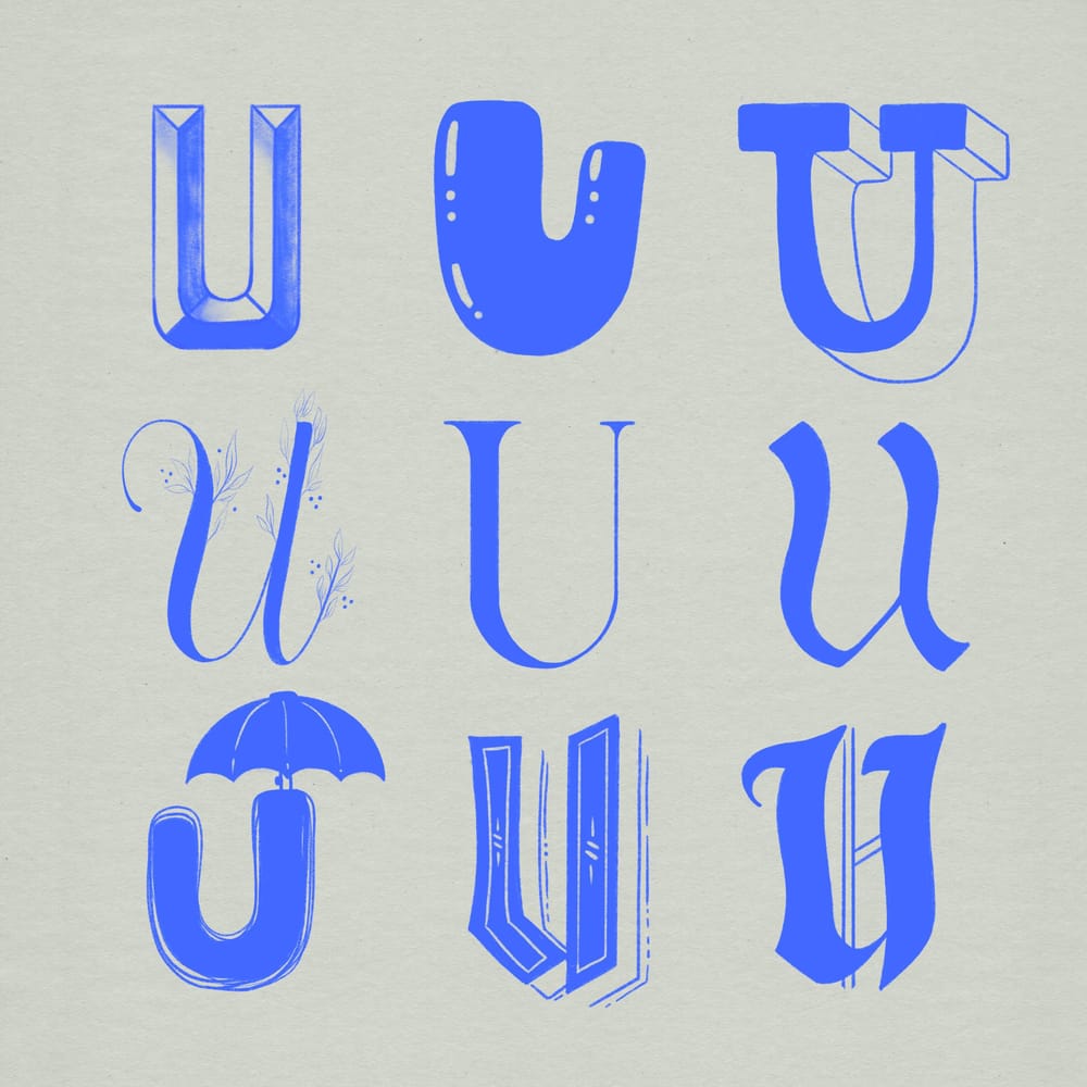 Lettering Style Variations (WIP) - image 21 - student project