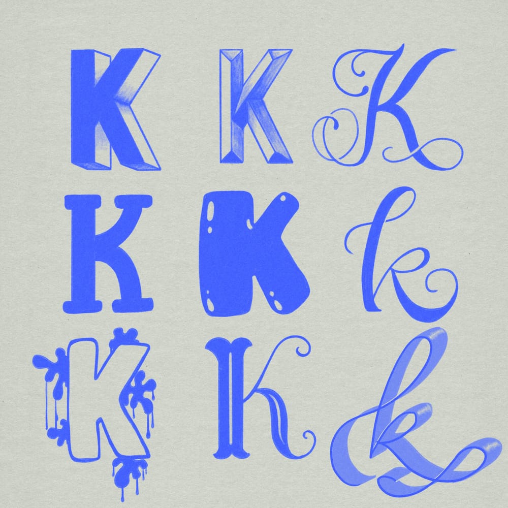 Lettering Style Variations (WIP) - image 11 - student project