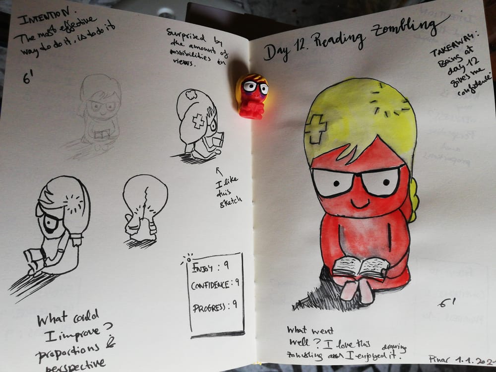 14 day Art practice - image 16 - student project