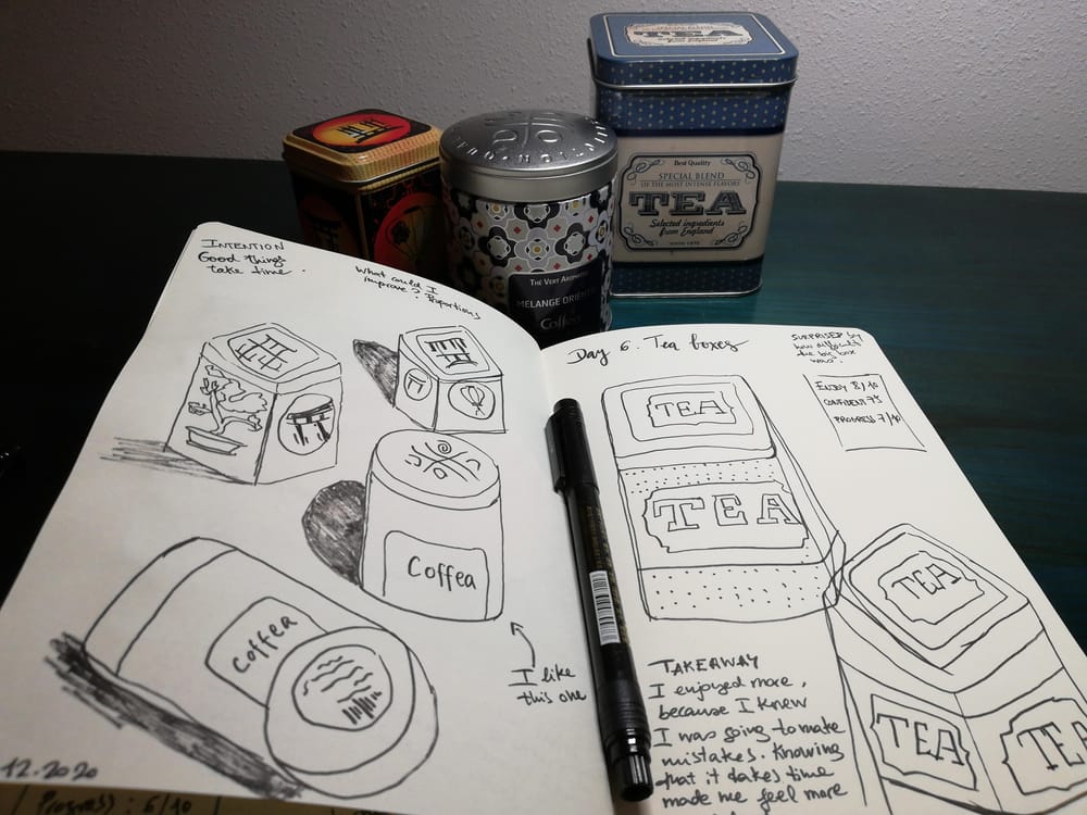 14 day Art practice - image 8 - student project