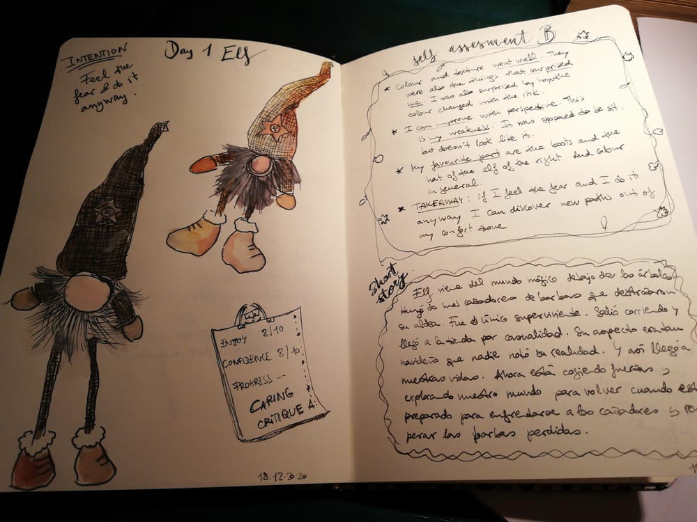 14 day Art practice - image 3 - student project