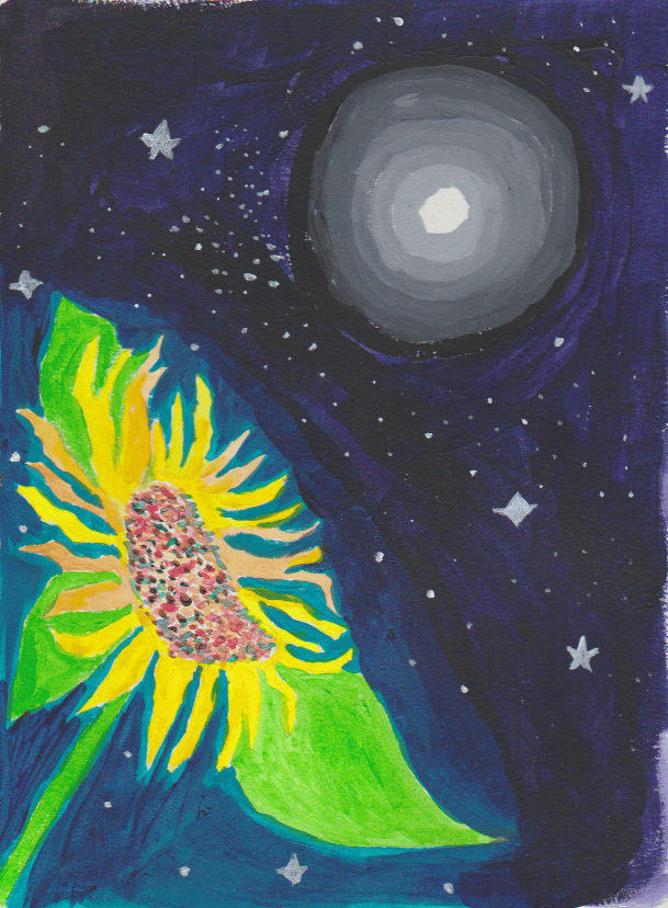Sun flower and moon. And others - image 2 - student project